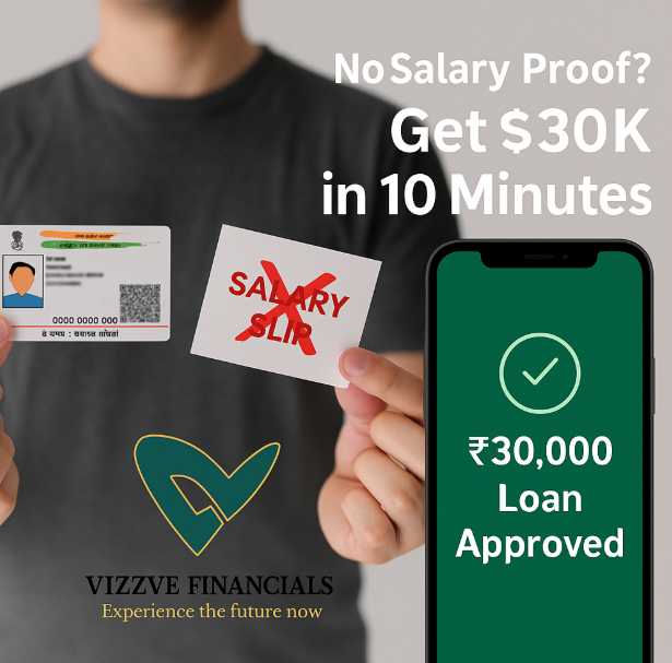 ₹30,000 Personal Loan Without Salary Proof – Apply in 10 Minutes